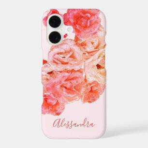 Fleurs personnalisées Rétro Botanique Pastel Rose 