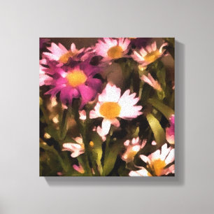 fleurs pour mes amis toile