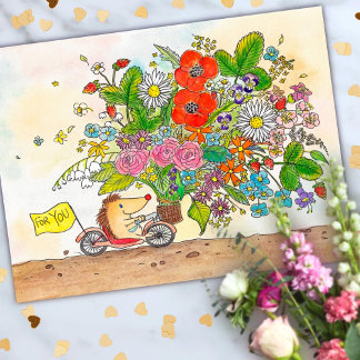 Fleurs pour vous carte postale de Nicole Janes