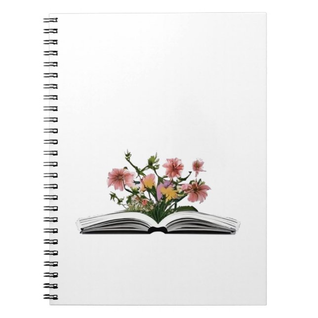 Fleurs poussant du livre (Devant)