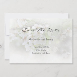 Fleurs rêveuses pour le Save the Date