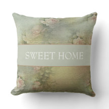 Fleurs romantiques - Coussin