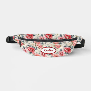 Fleurs rose corail vintage