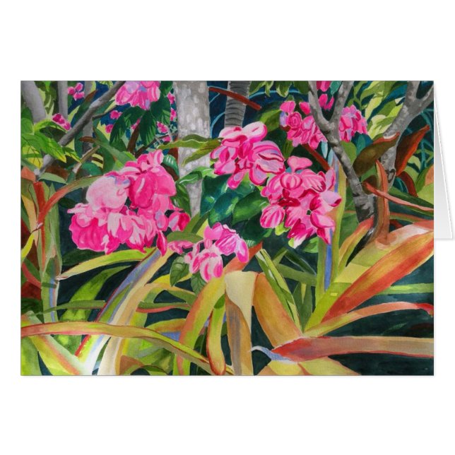 Fleurs roses (Devant horizontal)