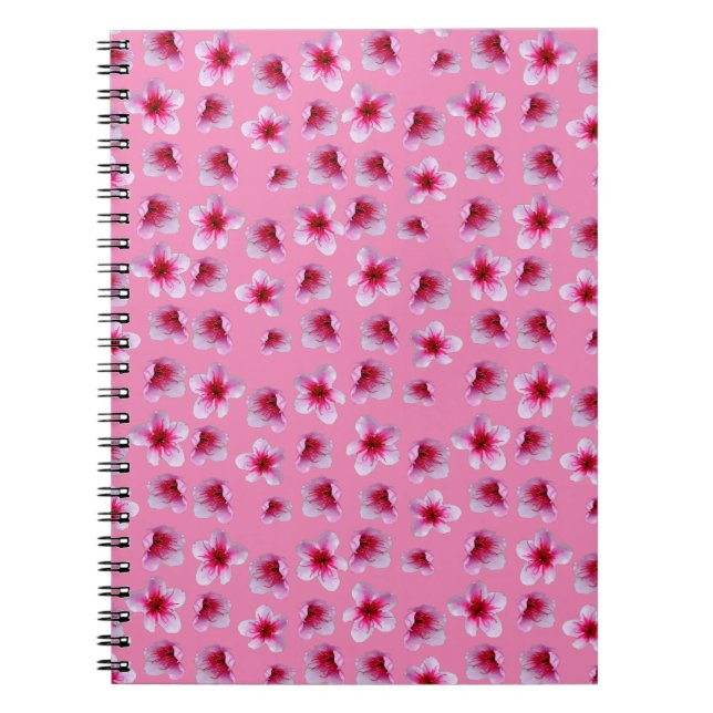 Fleurs roses, Carnet (Devant)