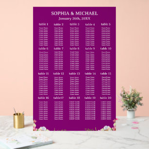 Fleurs roses Cartes simples Mariage