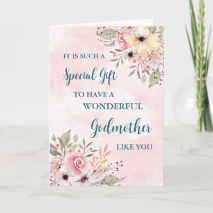 Fleurs roses Godmère Bonne carte de fête des mères