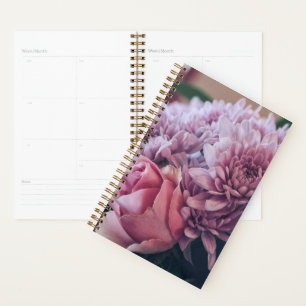 Fleurs Roses pastel rose pâle violet