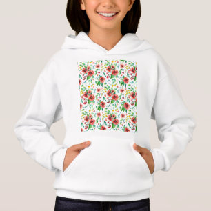 Fleurs roses peintes à la main Motif Floral-23498