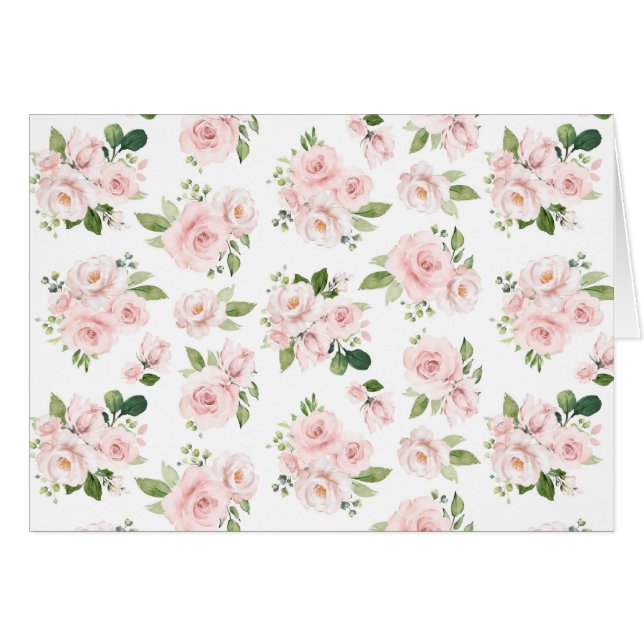 Fleurs roses, Roses roses, Fleurs Aquarelles (Devant horizontal)