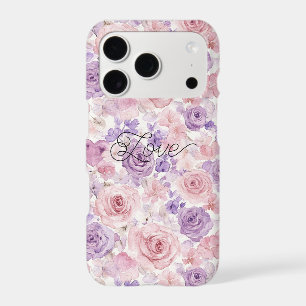 Fleurs roses violettes de teint Fête des cœurs Sai