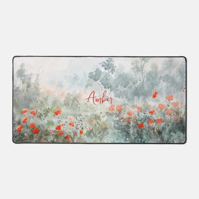 Fleurs rouges (Recto)