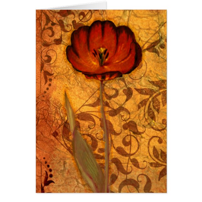 Fleurs rouges I (Devant)
