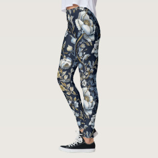 Fleurs sauvages à la William Morris Leggings