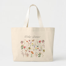 Fleurs sauvages de la petite maman Sac fourre-tout