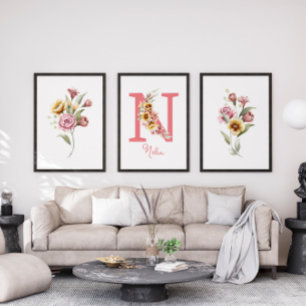 Fleurs sauvages de noms personnalisés
