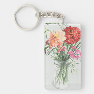 Fleurs sauvages d'été - roses et rouges