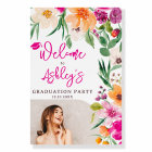 Fleurs sauvages lumineuses photo graduation bienve