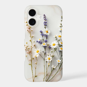 Fleurs sauvages pastel doux Art floral en verre te