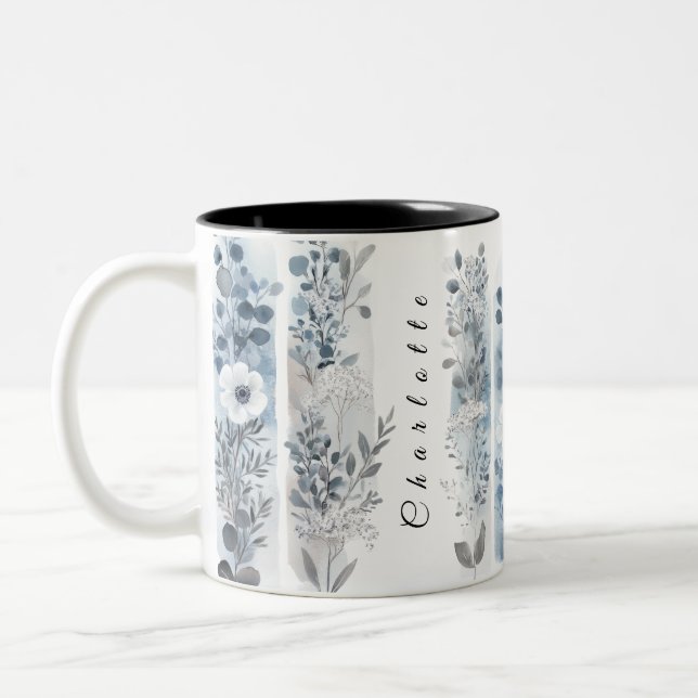 Fleurs sauvages personnalisés Mug 6 (Gauche)