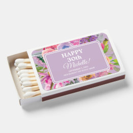 Fleurs sauvages roses violettes 30e anniversaire