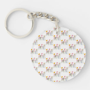 Fleurs sauvages, Vintage Pastel Floral Botanique