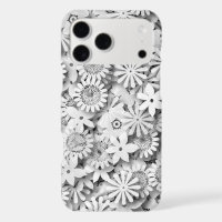 Fleurs super Jardin Monocrome