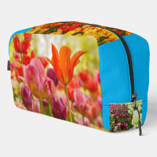 fleurs sur le sac à coudre imprimé
