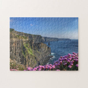 Fleurs sur les falaises de Moher Irlande Puzzle