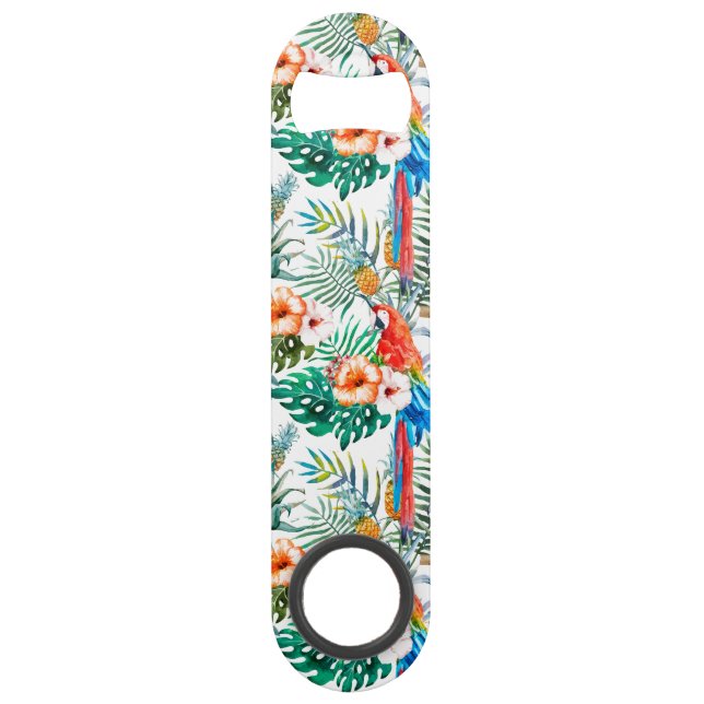 Fleurs tropicales et Toucan (Devant)