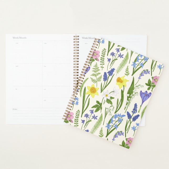 Fleurs vintages à ressort (Devant avec enveloppe)