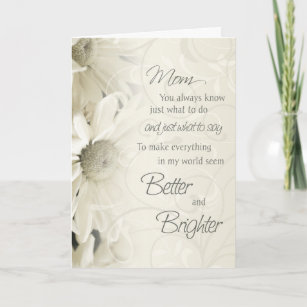 Invitations Faire Part Cartes Joyeux Anniversaire Fleurs Blanches Zazzle Ca