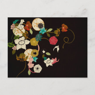 Fleurs vintages Carte postale