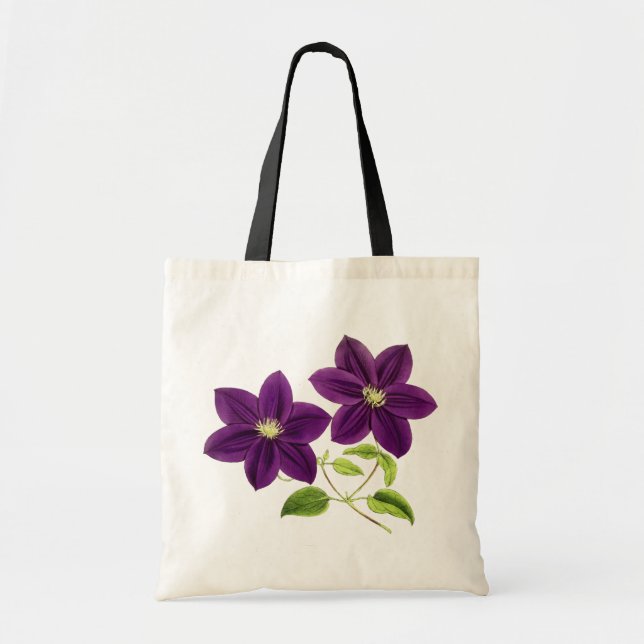 Fleurs violettes 4 Tous Sacs fourre-tout (Devant)