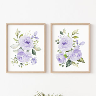 Fleurs violettes, Fleurs aquarelles, Neutres selon