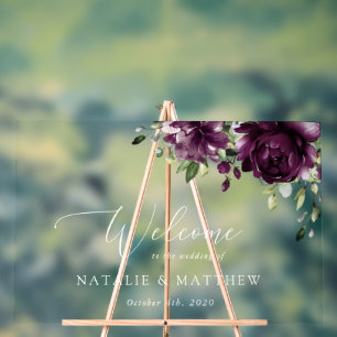 Fleurs violettes, Fleurs de prune, Accueil Mariage