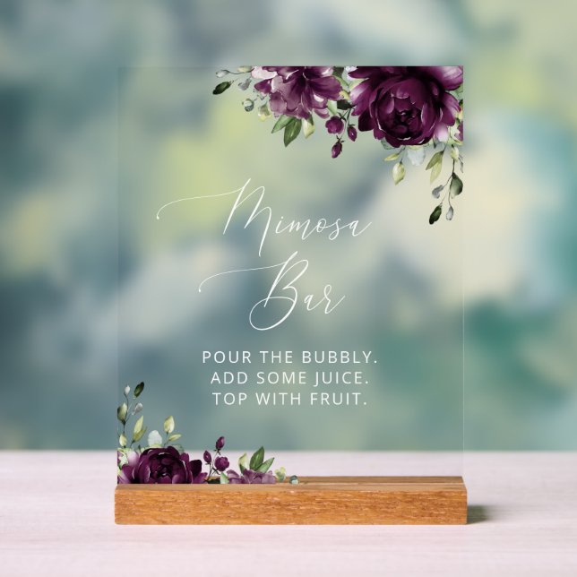 Fleurs violettes, Fleurs de prunes, Boho, Bar Mimo (Neutre)