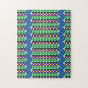 Fleurs violettes - Puzzle