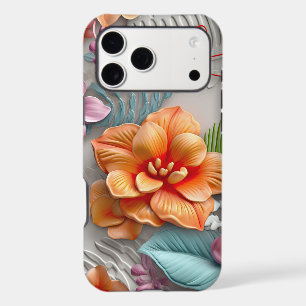 Fleurs vives couleur pastel 3D
