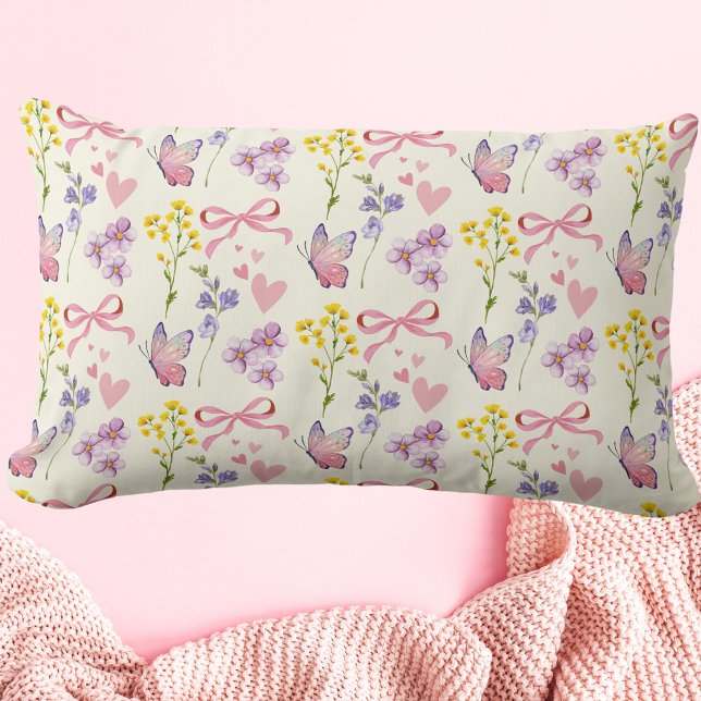 Fleurs Whimsical Jeter Oreiller (Créateur téléchargé)