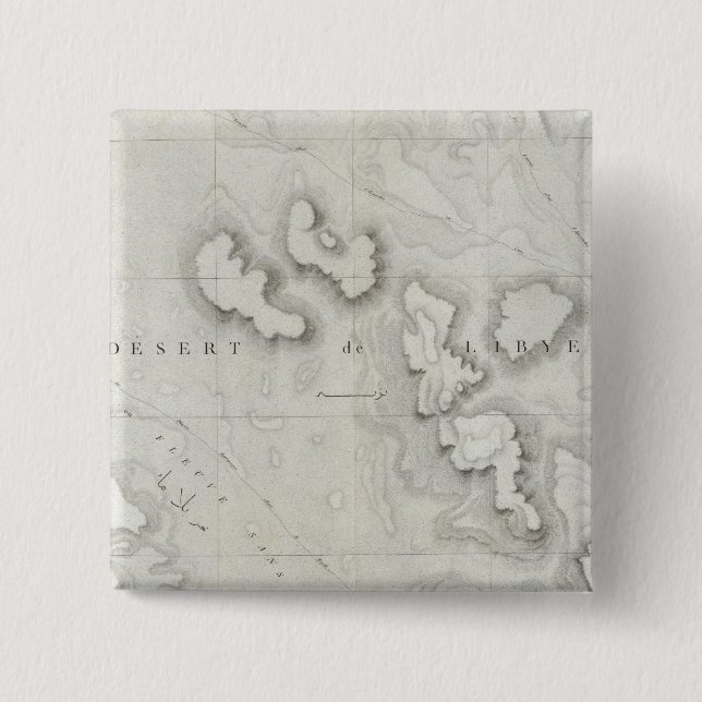 Fleuve Sans Eau, Egypt 2 Inch Square Button (Front)