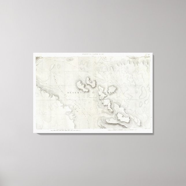 Fleuve Sans Eau, Egypt Canvas Print (Front)