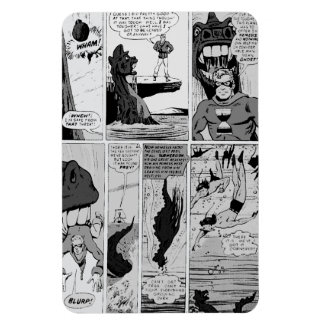 Flexible 1960's Nemesis Funny Strip Magnet