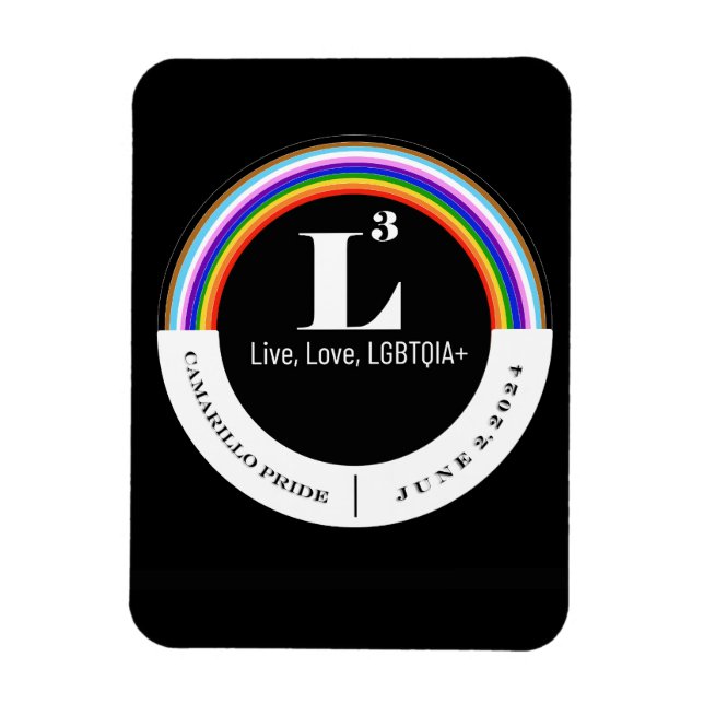 Flexible 3e Magnet annuel de la Fierté de Camarillo (Vertical)