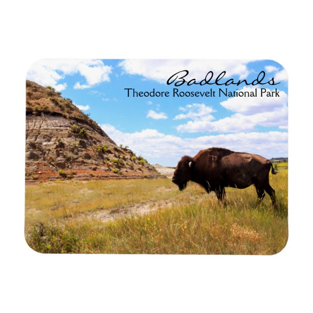 Flexible Badlands of North Dakota Magnet (Horizontal)