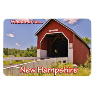 Flexible Bienvenue dans...New Hampshire 4x6 Photo Magnet