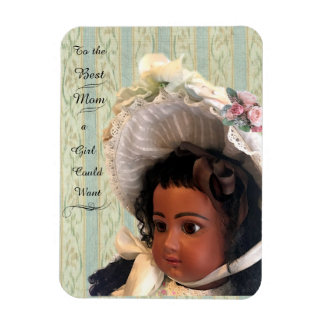 Flexible Black Victorian Doll Maman Cadeau Photo Magnet