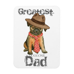 Flexible Brussels Griffon Dad Magnet