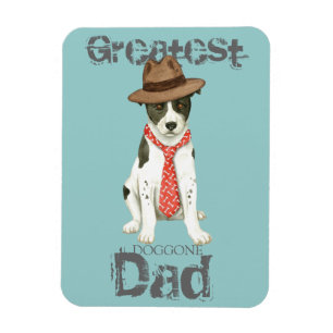 Flexible Canaan Chien Papa Magnet