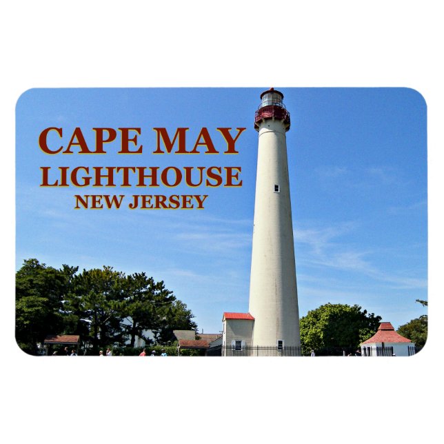 Flexible Cape May Lighthouse, New Jersey Flexi Magnet (Horizontal)